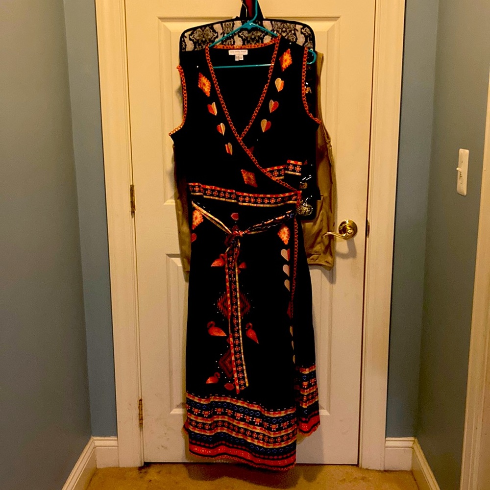 Never fully dressed size UK 20, US 14/16 maxi wrap dress